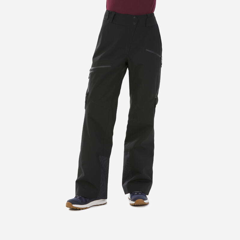 Лыжные брюки женские для фрирайда - FR100 черные WEDZE, цвет schwarz