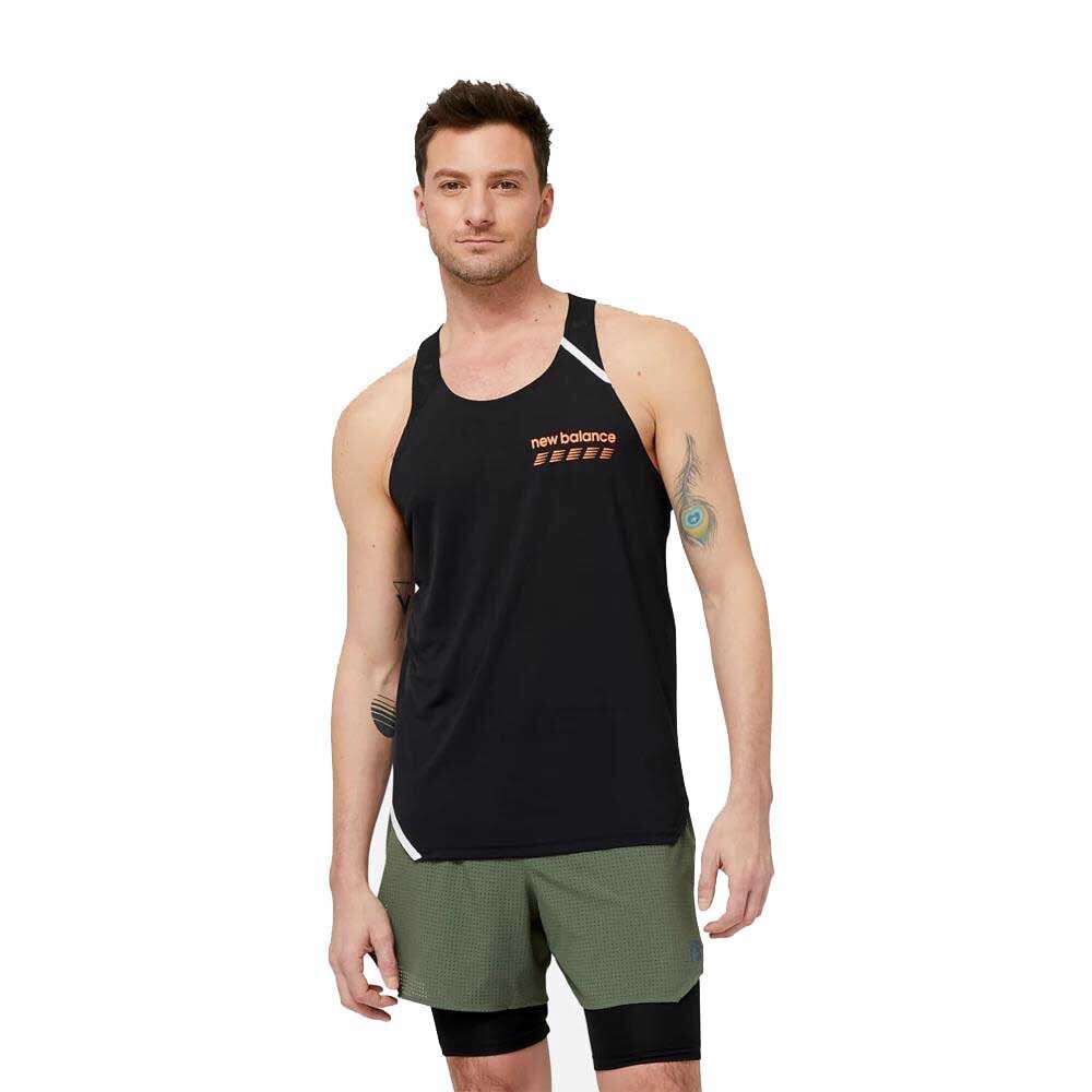 

Футболка без рукавов New Balance Accelerate Pacer, черный