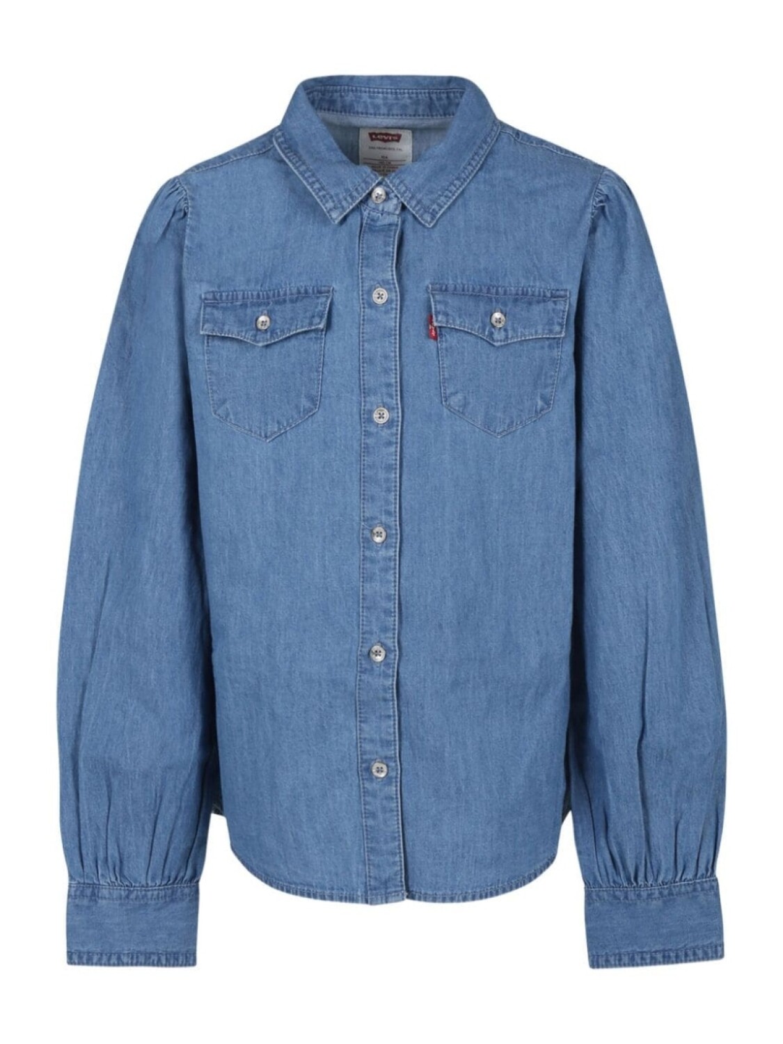 

Детская джинсовая рубашка Levi's Levi'S Kids, синий