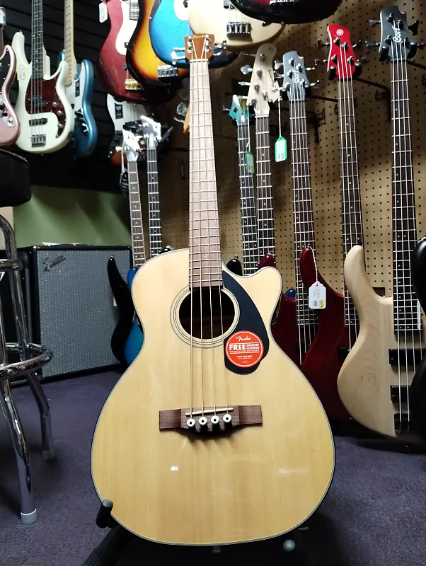 цена Басс гитара Fender Fender CB-60SCE Acoustic-Electric Bass