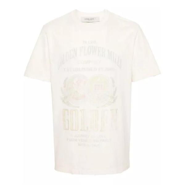 

Футболка ecru graphic-print t-shirt Golden Goose, белый