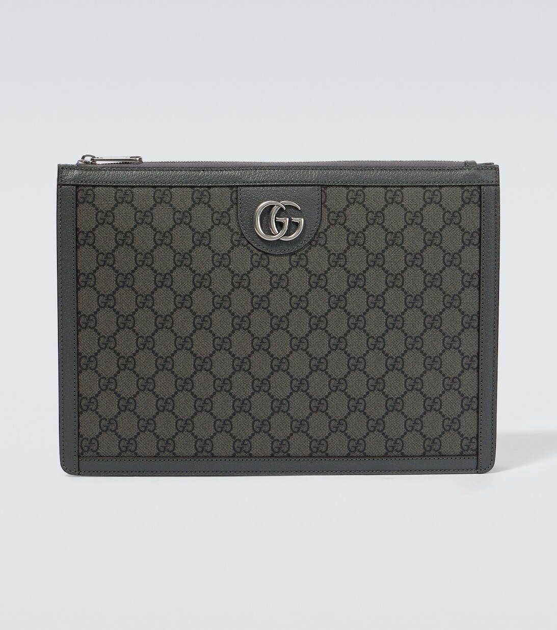 

Холщовый клатч Ophidia GG Supreme Gucci, серый