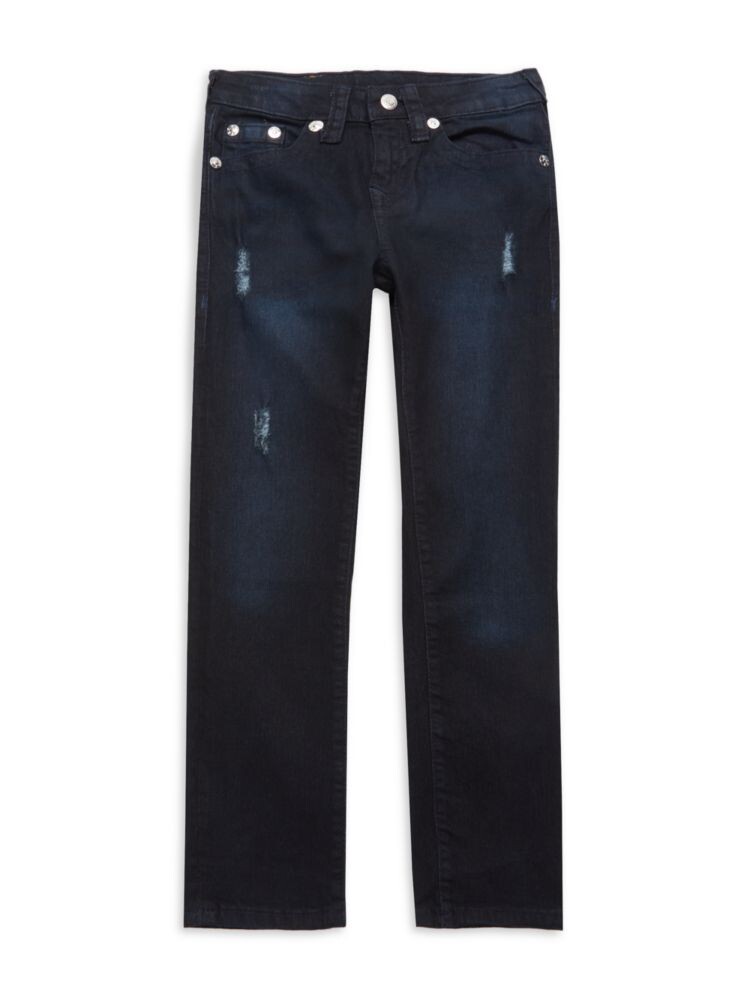 

Потертые джинсы для маленького мальчика True Religion, цвет Mason Blue