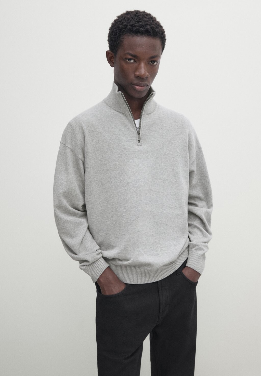

Свитер Massimo Dutti, серый