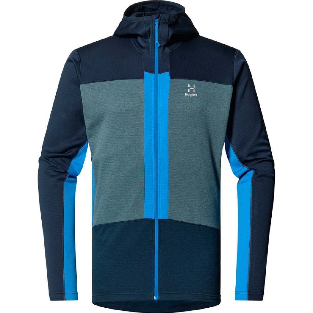 

Толстовка Haglöfs ROC Flash Mid Full Zip, синий