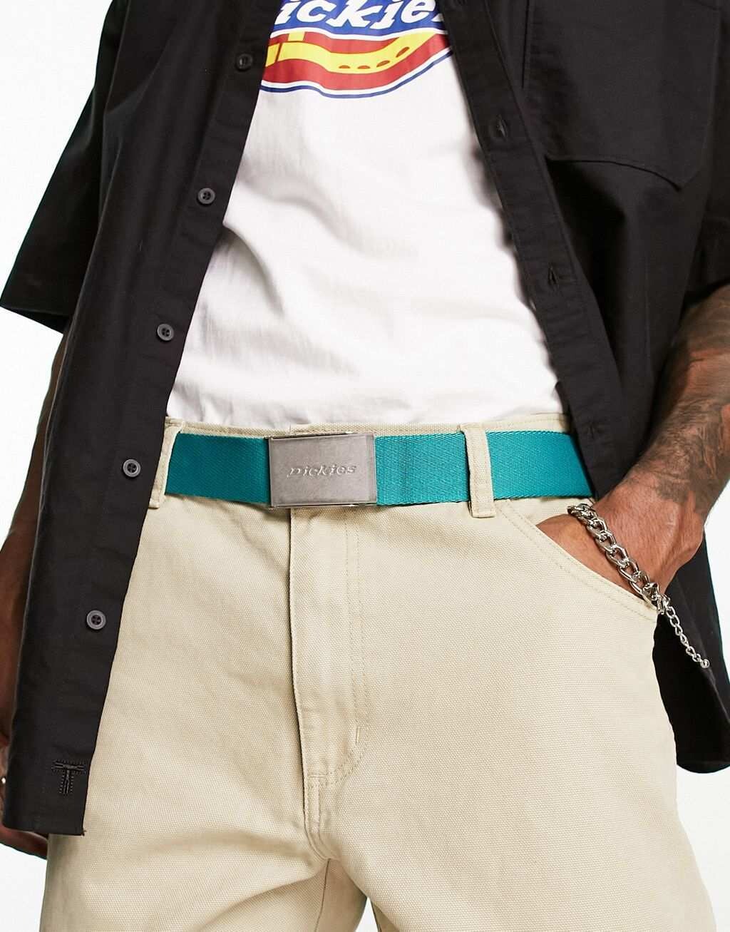 

Темно-бирюзовый ремень Dickies Brookston