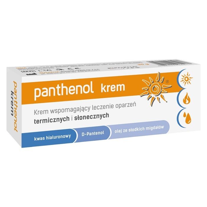 

Препарат, способствующий заживлению ожогов Panthenol Krem Wspomagający Leczenie Oparzeń, 30 гр