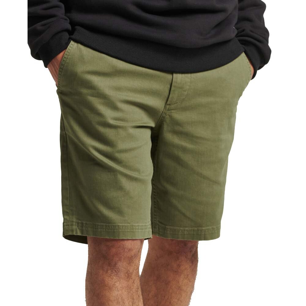 

Шорты Superdry Vintage Officer Chino, зеленый