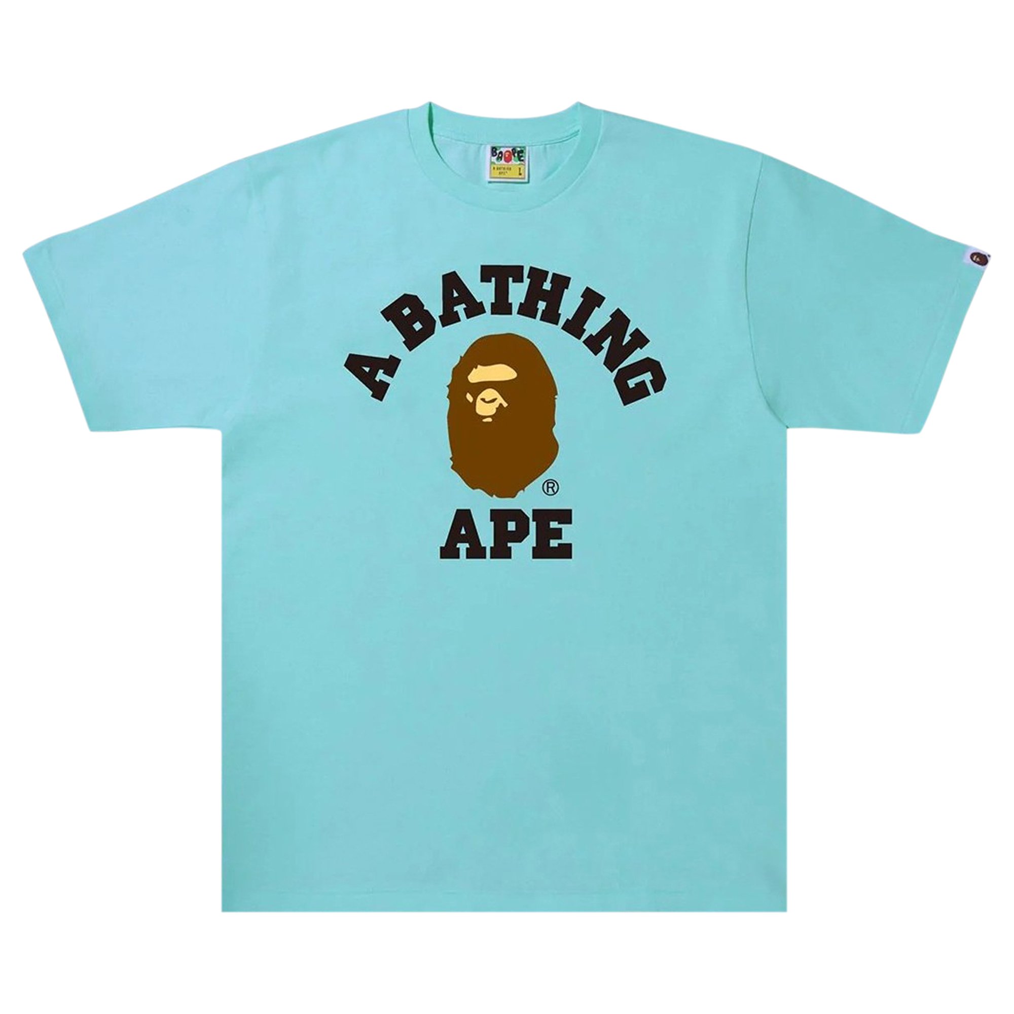 Футболка бейп майами. Футболка Bape College Tee. Футболка a Bathing Ape College.