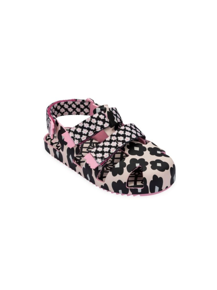 

Сандалии Fabula для девочек Mini Melissa, цвет Black White Pink