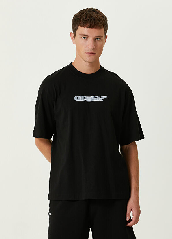 

Черная футболка с логотипом Off-White, Черный