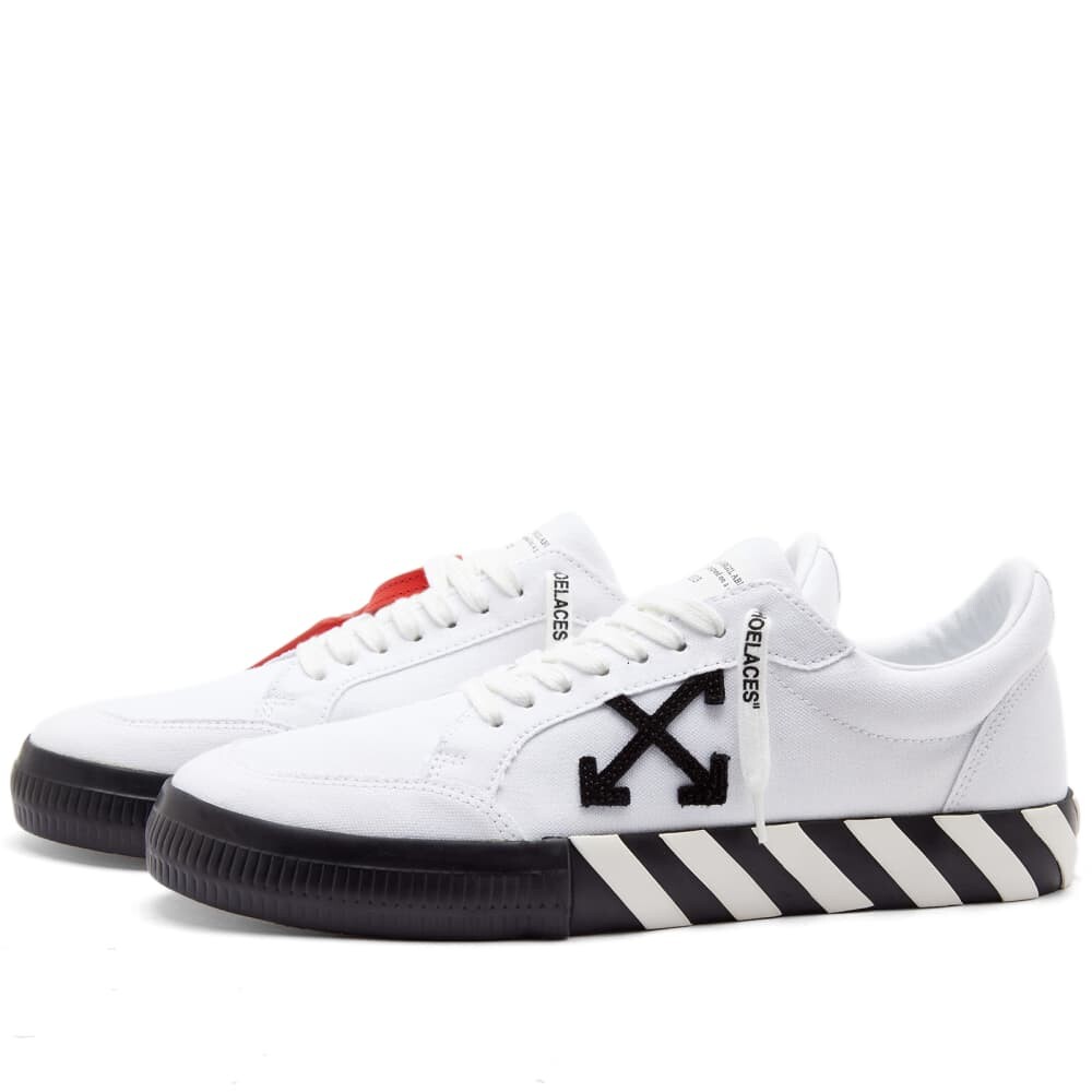 

Off-White низкие кроссовки из вулканизированной парусины, белый