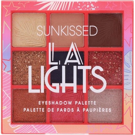 

Палитра теней для век LA Lights 12 цветов, роскошная пудровая формула Sunkissed