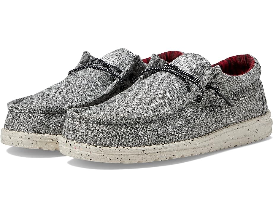 

Кроссовки Hey Dude Wally Eco, цвет Linen Black