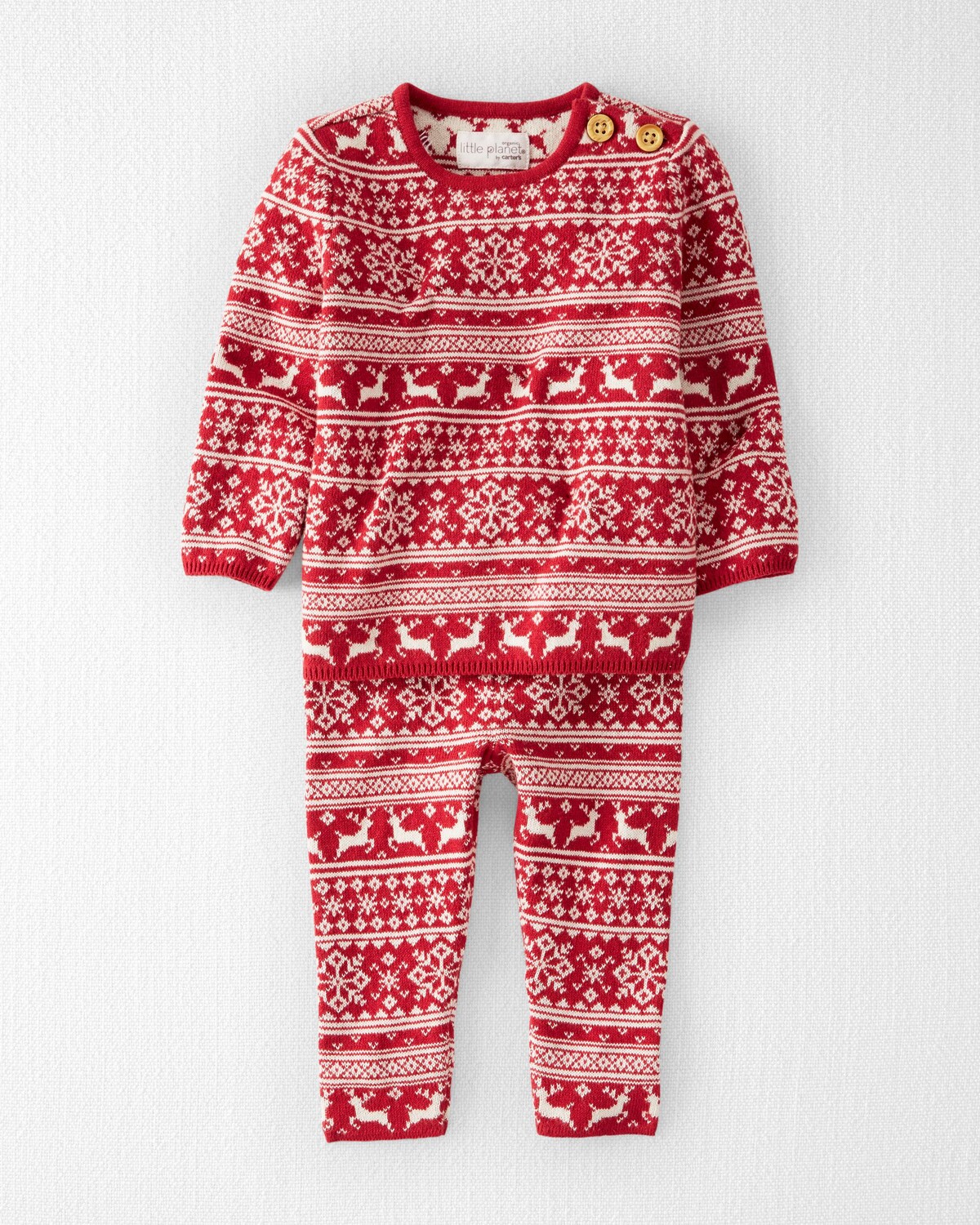 

Комплект свитера Fair Isle из органического хлопка для малышей Carter's
