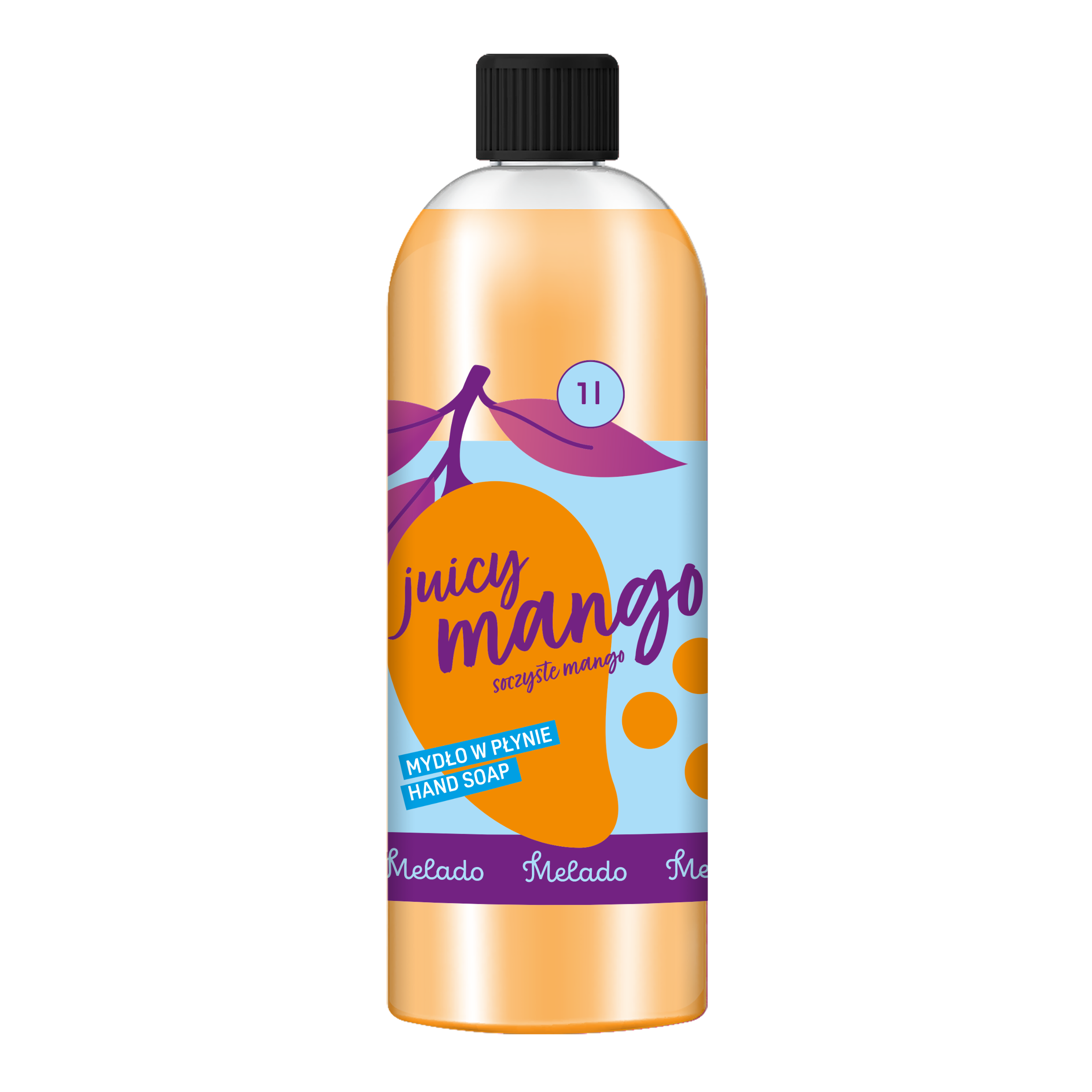 Жидкое мыло сочная дыня Melado Juicy Mango, 1000 мл