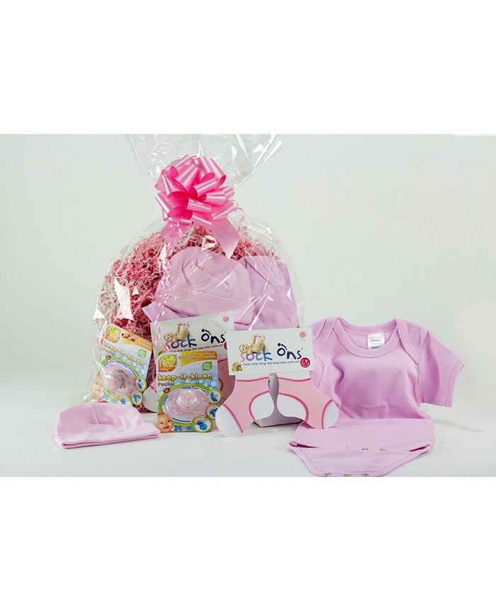 

Подарочный набор для малышек Layette 3 Stories Trading, розовый