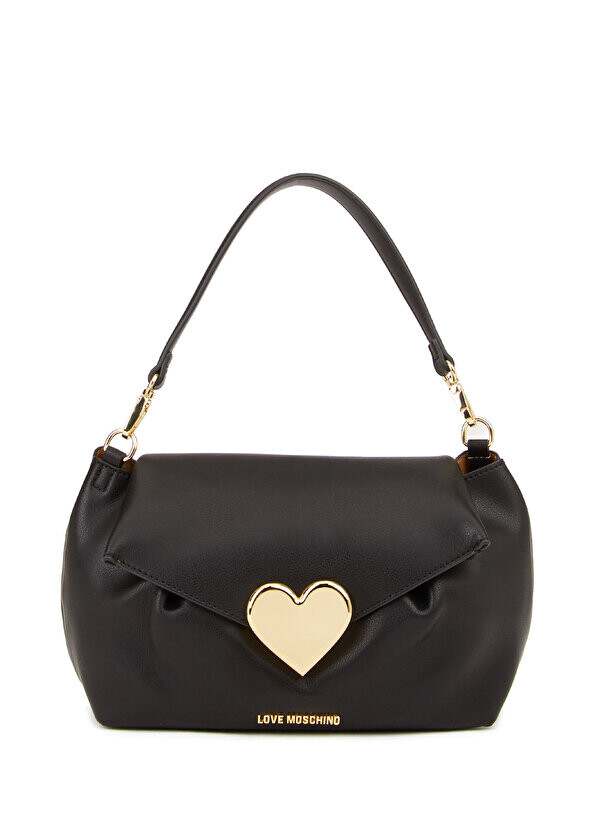 

Черная женская сумка с логотипом Love Moschino