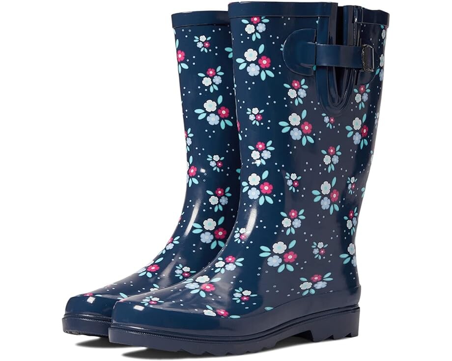 

Ботинки Western Chief Printed Tall Rain Boot, цвет Petite Petals