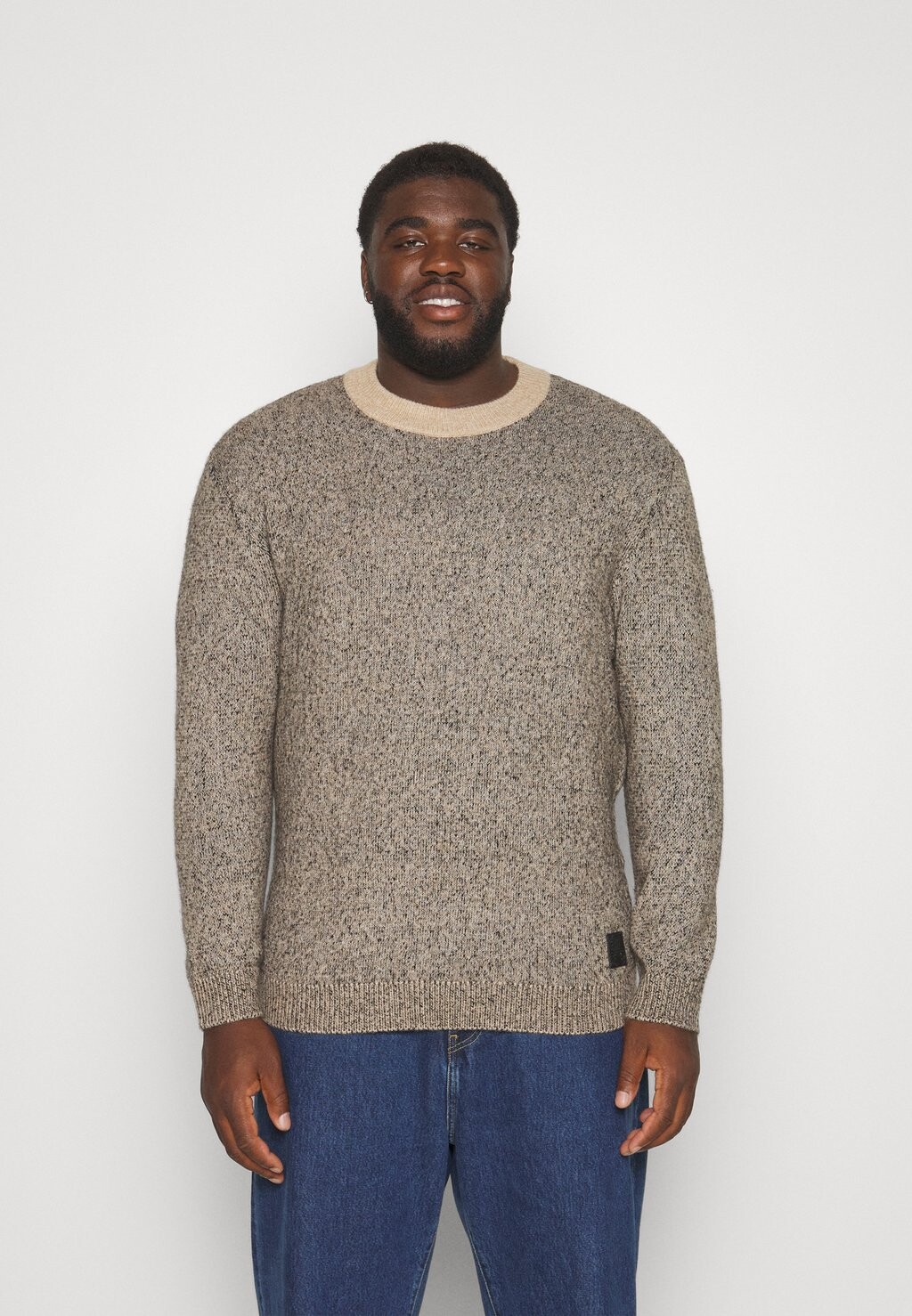 

Свитер JCOSPACE KNIT MOCK NECK Jack & Jones, пестрый серый