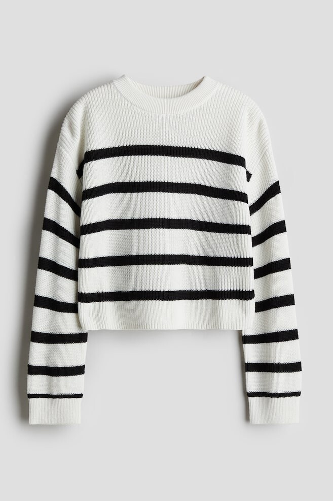 

Свитер рельефной вязки H&M, белый