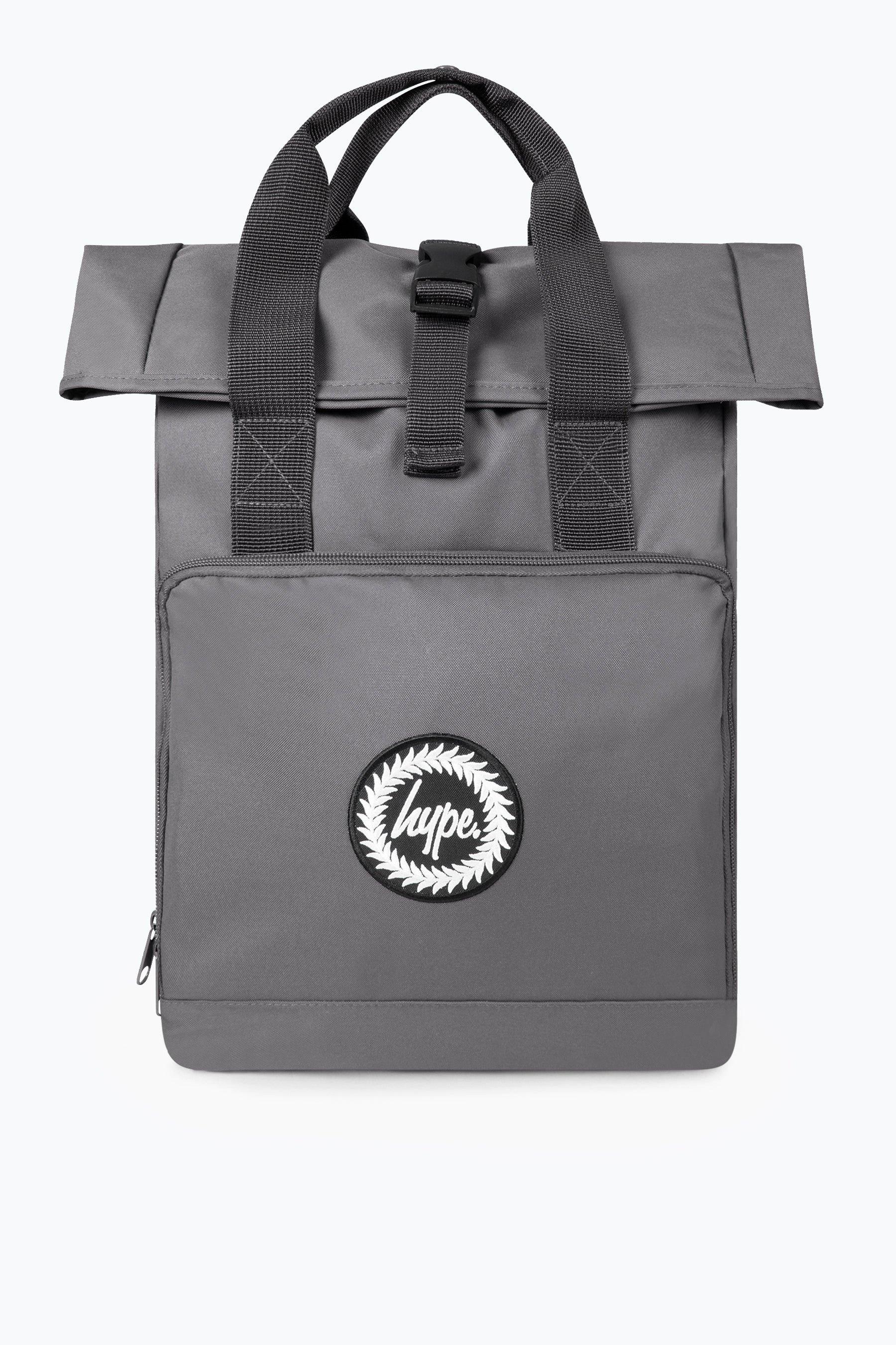 Рюкзак с двумя ручками и складной крышкой Hype, серый