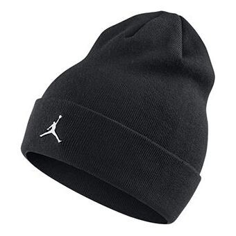 

Кепка Men's Air Jordan CUFFED Black Knitted Cap, черный