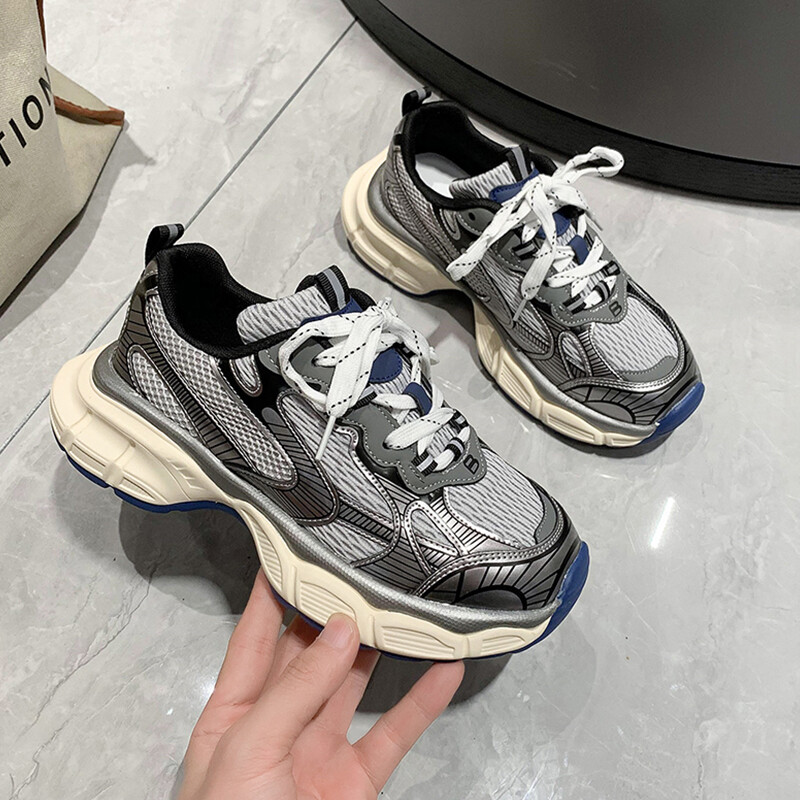 

Кроссовки Take the Qin Chunky Sneakers Unisex Low-top, темно-синий