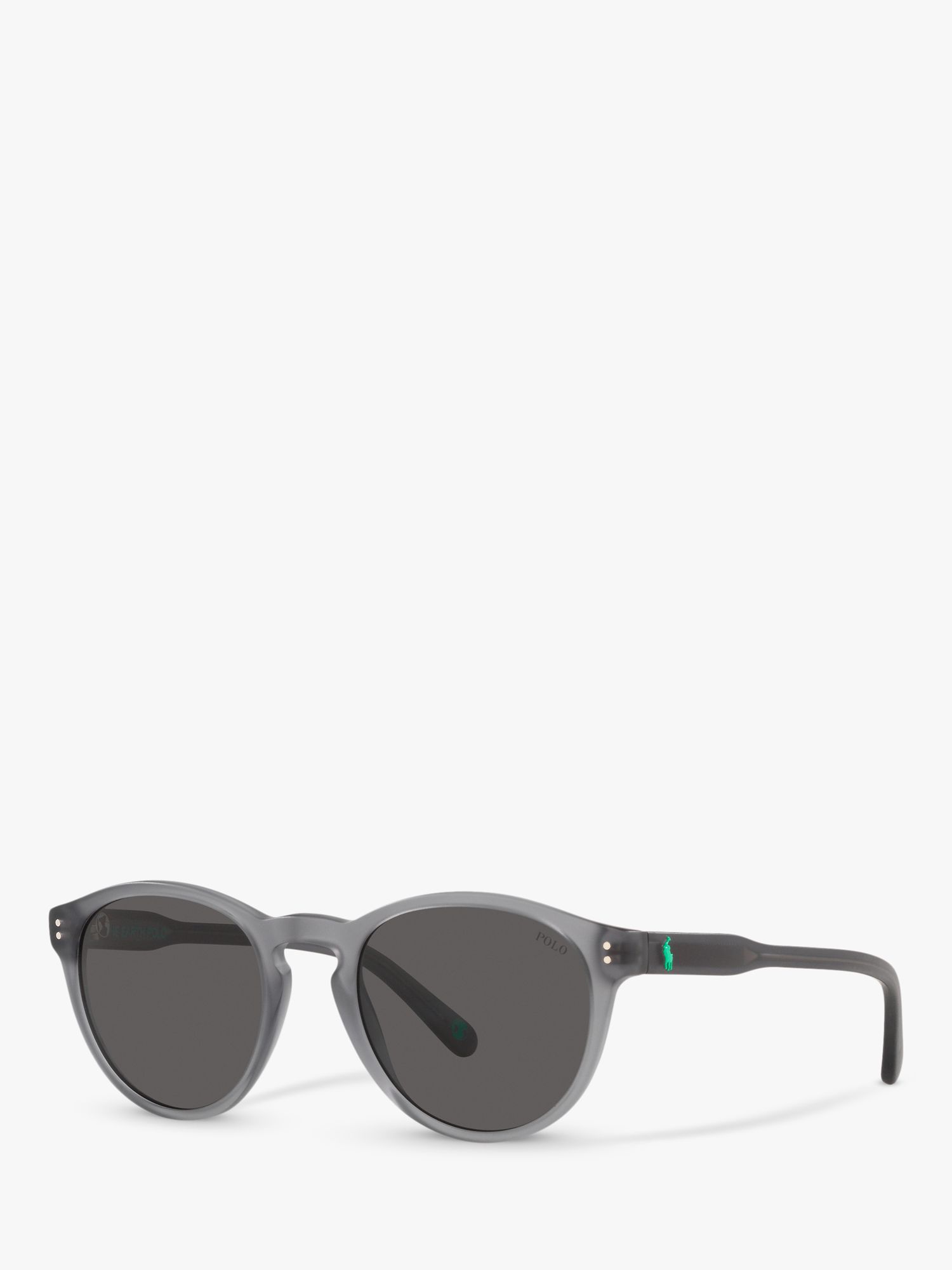 Мужские овальные солнцезащитные очки Ralph Lauren PH4172, серые