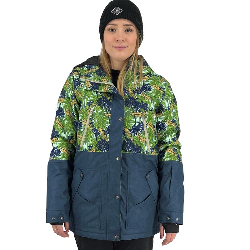 Куртка для лыж/сноуборда женская - NATION темно-синий банан Light Board Corp, цвет blau