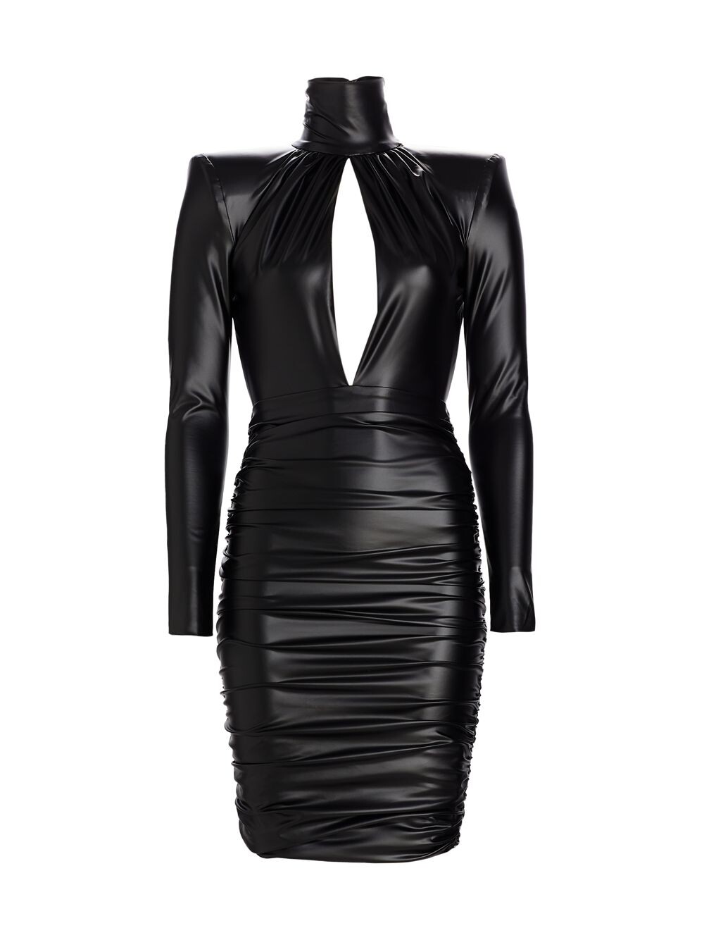 

Платье-футляр из искусственной кожи Jackson Michael Costello Collection, черный