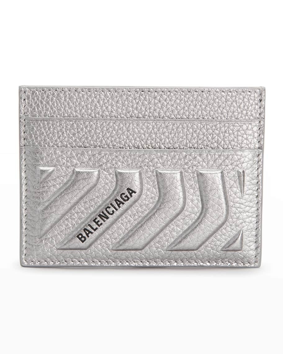 

Мужской футляр для карт с тисненым кожаным логотипом Balenciaga