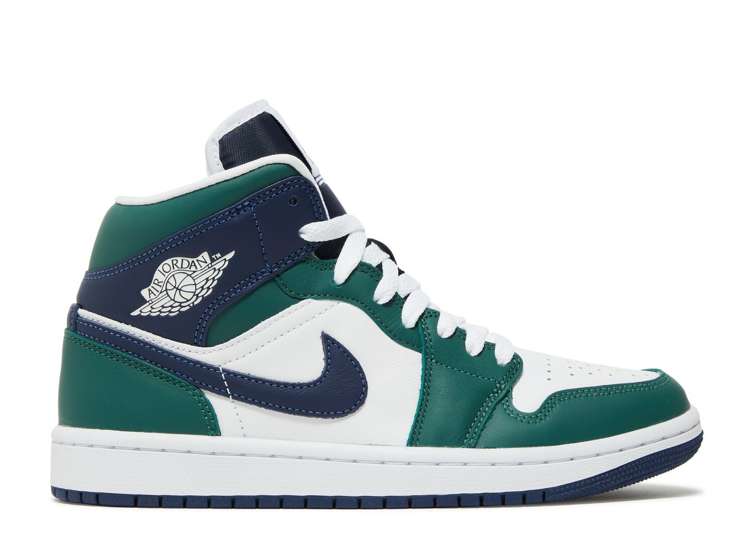 

Кроссовки Air Jordan Wmns Air Jordan 1 Mid Se 'Noble Green', зеленый