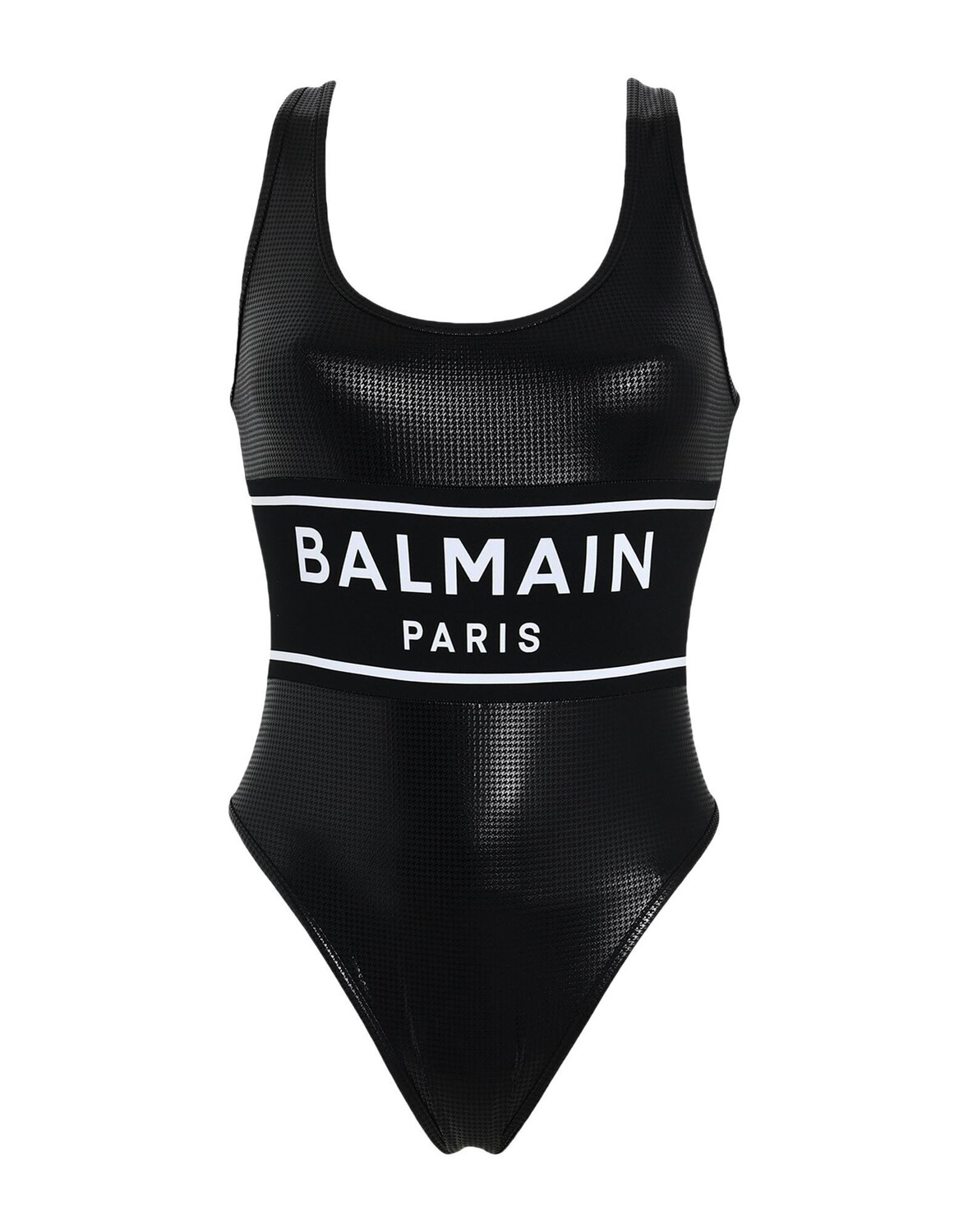 

Цельный купальник Balmain, черный