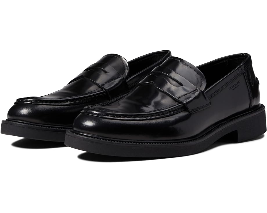 Лоферы Vagabond Shoemakers Alex Polished Leather Penny Loafer, черный