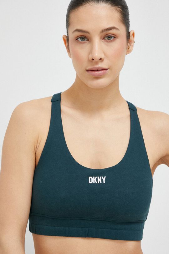 Мягкий спортивный бюстгальтер. DKNY, зеленый цена и фото