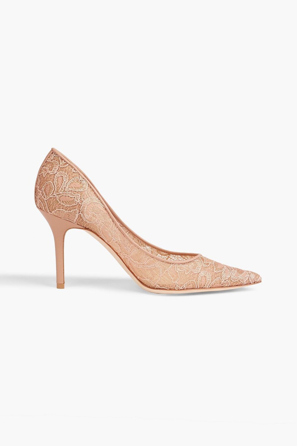 

Туфли Agnes со шнурком и кружевом JIMMY CHOO, античная роза