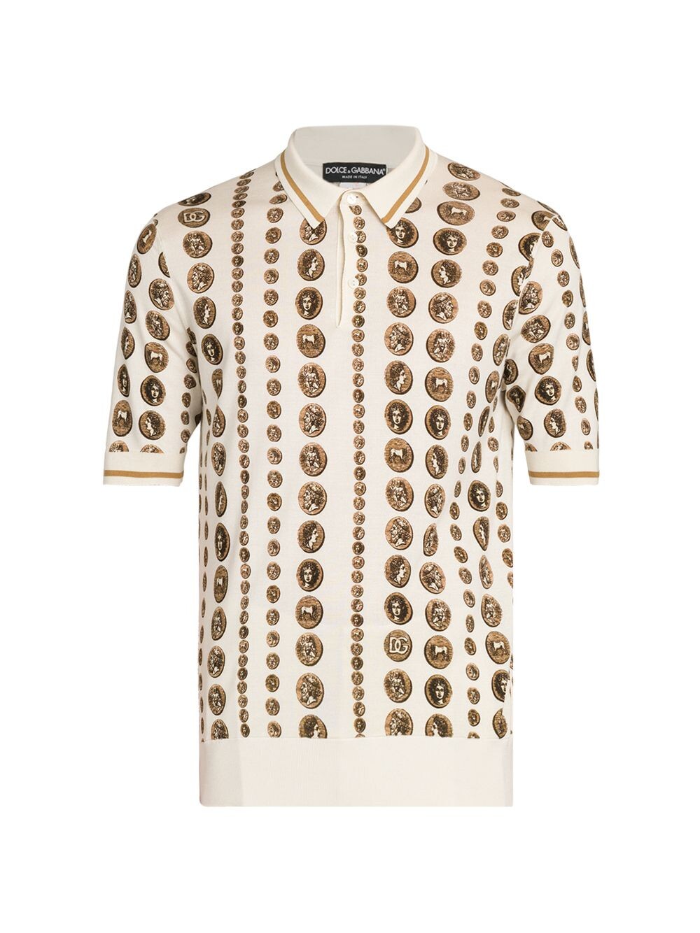 

Шелковая рубашка-поло Coin DOLCE&GABBANA