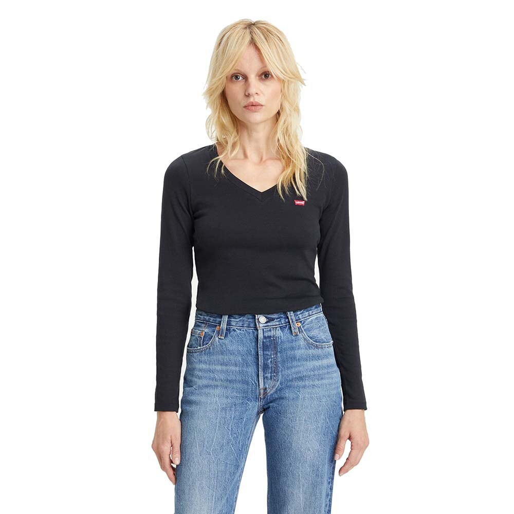 

Футболка Levi´s Baby Long Sleeve V Neck, черный