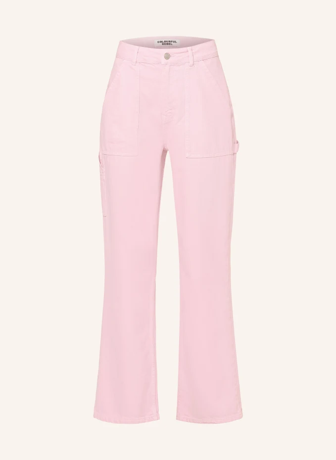 Тинсли прямые джинсы Colourful Rebel, розовый