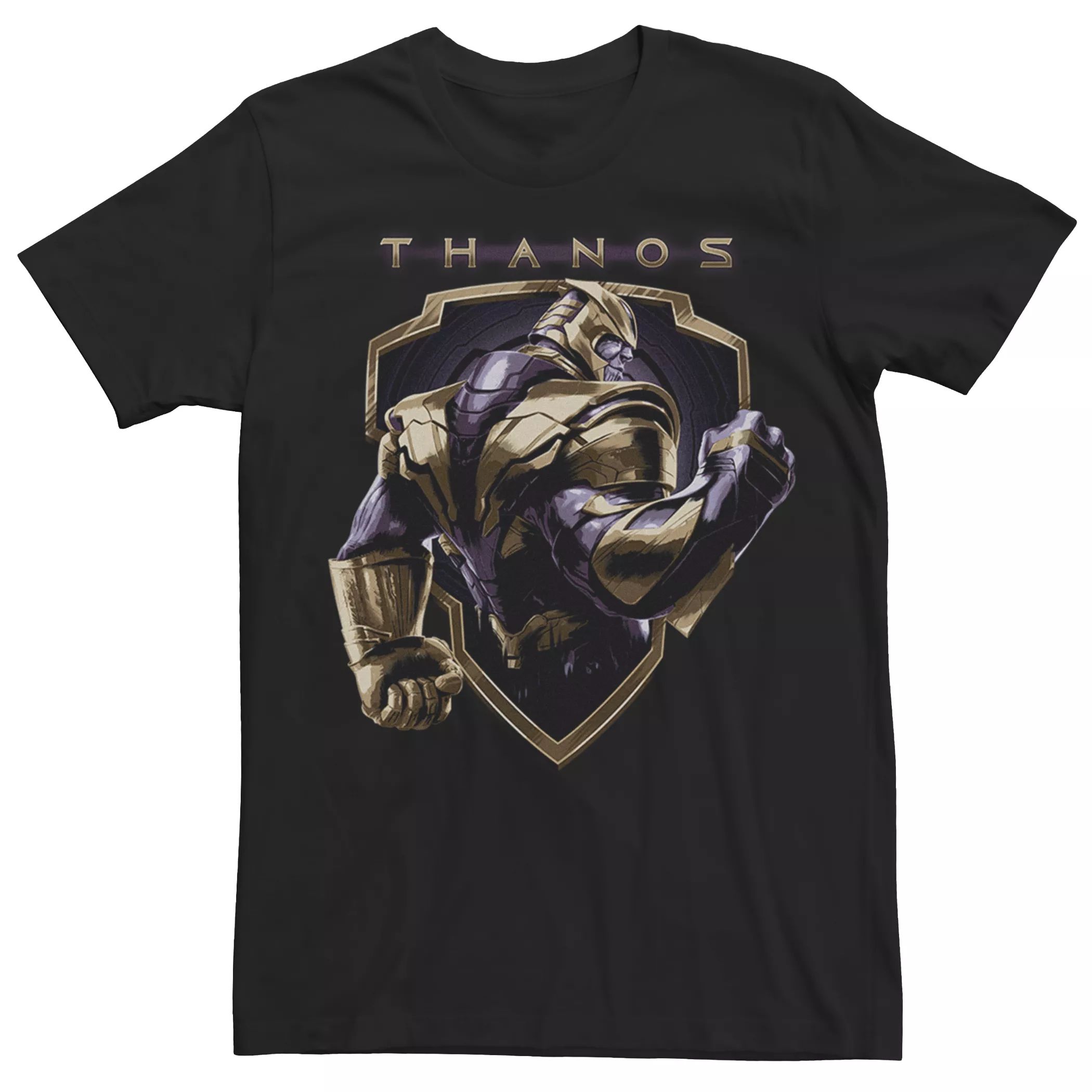 Мужская футболка Avengers Thanos Shield Licensed Character