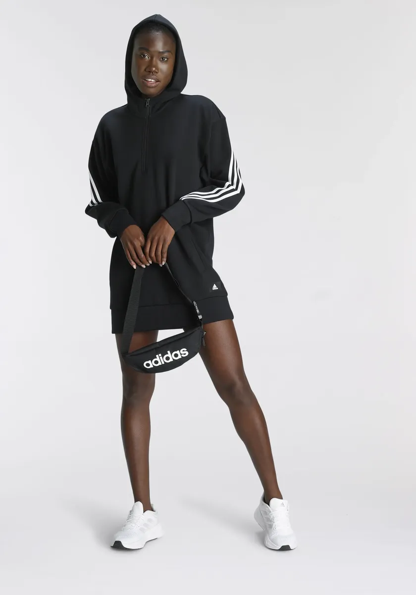 

Толстовка Adidas Sportswear с капюшоном "FUTURE ICONS 3-STRIPES LONG HOODIE", черный