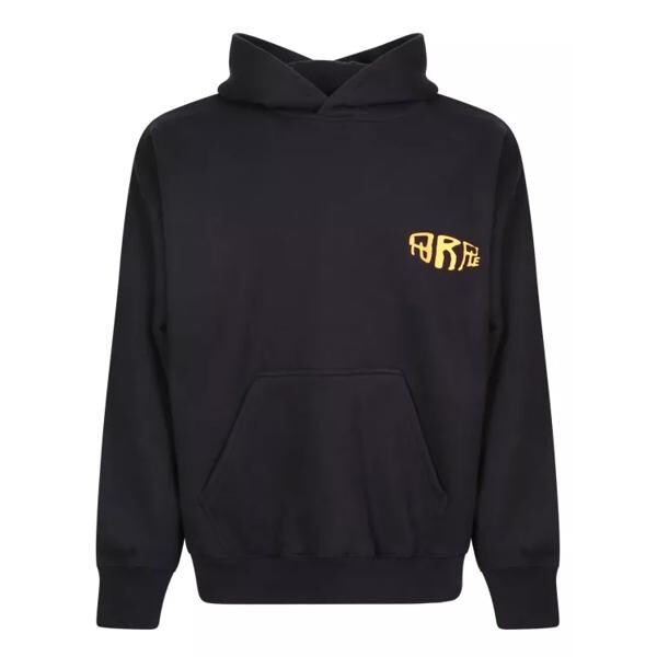 

Футболка loose fit logo print hoodie Purple Brand, черный