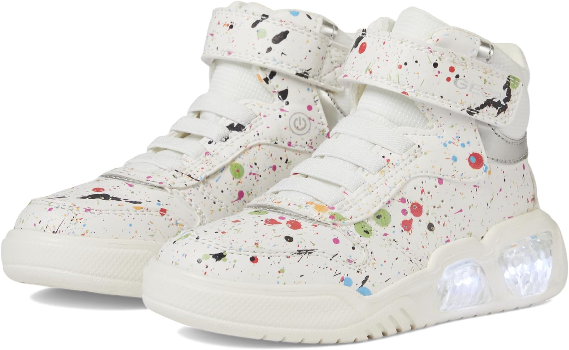 

Кроссовки Geox Kids Illuminus Girl 3, цвет White/Multicolor