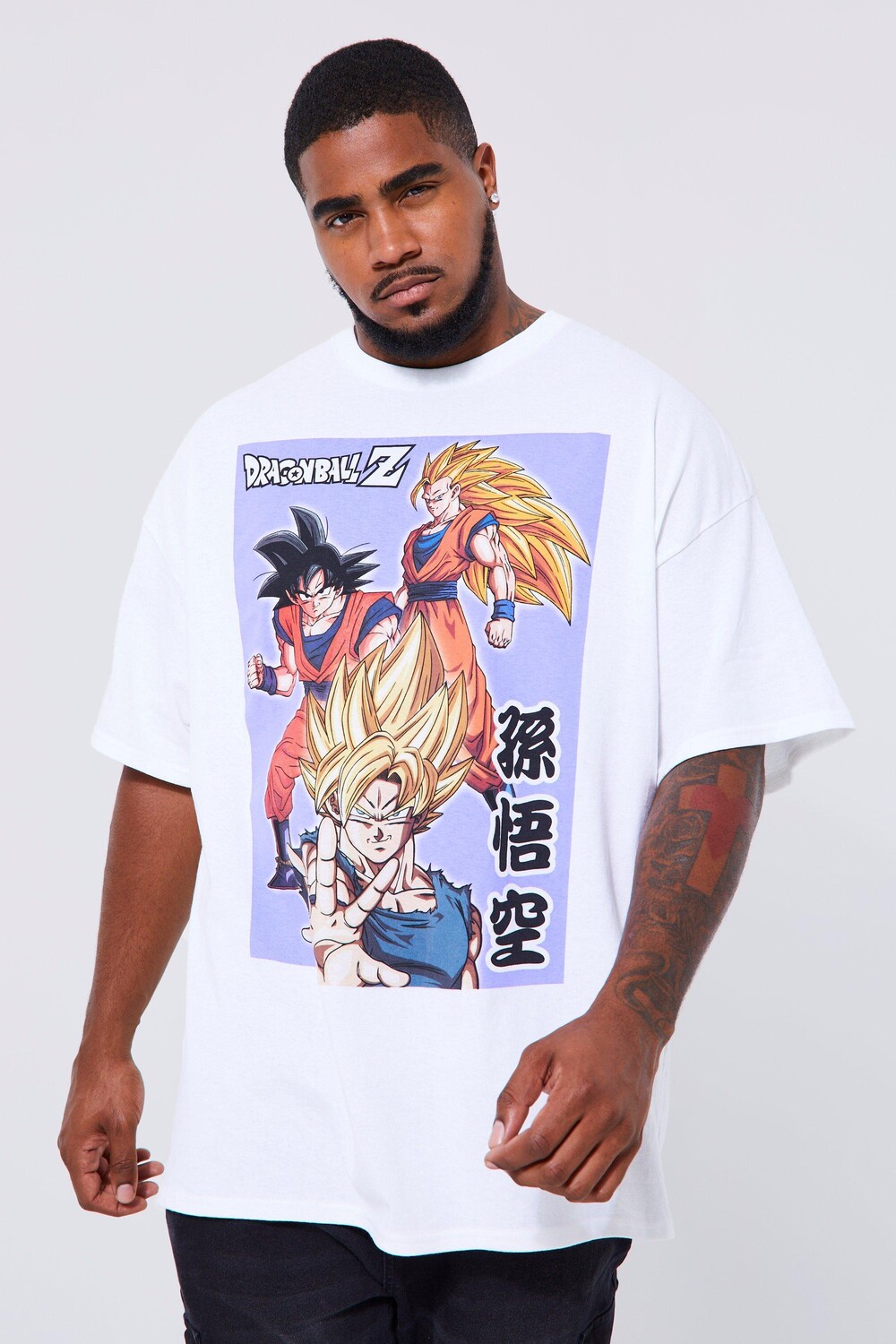 

футболка с лицензией dragon ball z Boohoo, белый