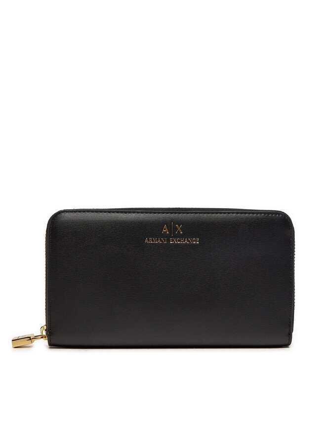 

Большой кошелек Armani Exchange, черный