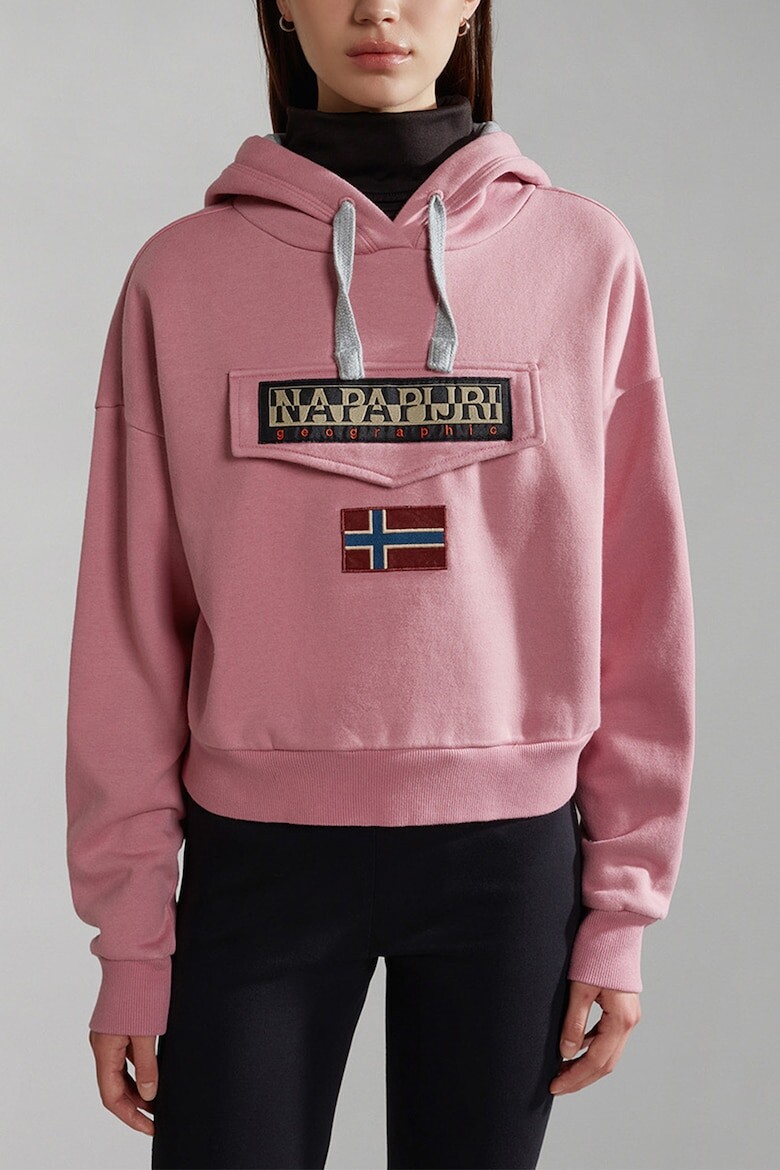 

Толстовка с логотипом Burgee Napapijri, розовый