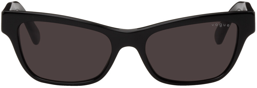 

Черные прямоугольные солнцезащитные очки Hailey Bieber Edition Vogue Eyewear