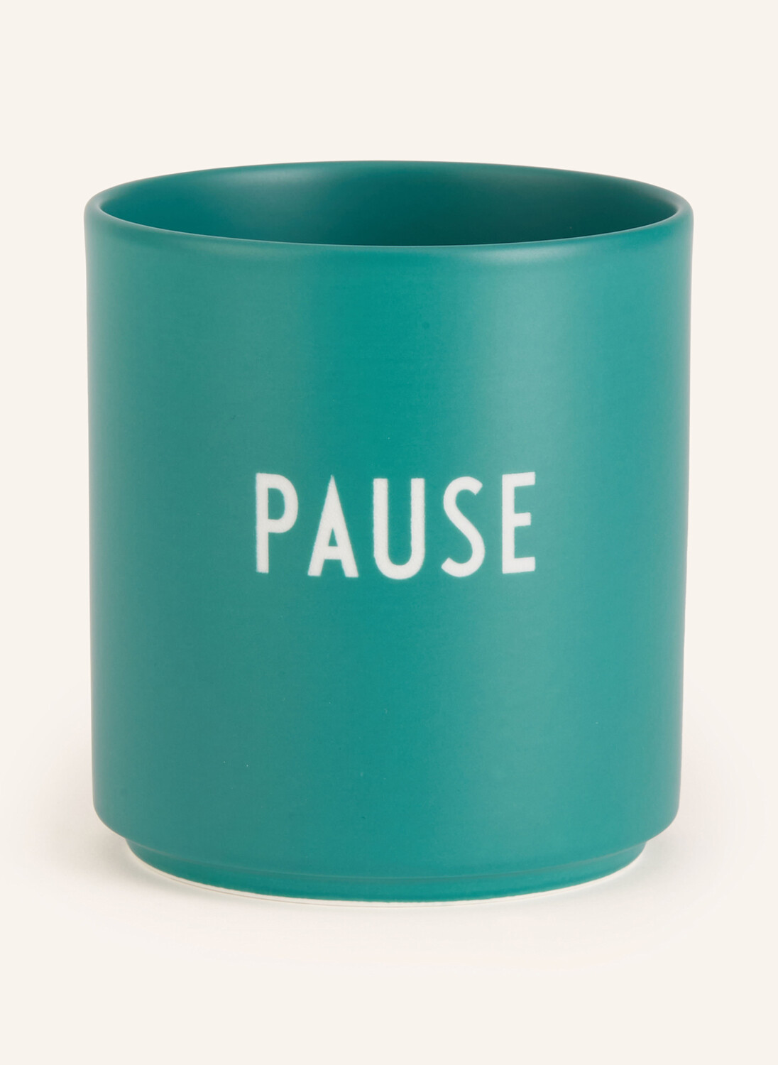 

Кружка Design Letters PAUSE, высота 8,5 см, зеленый