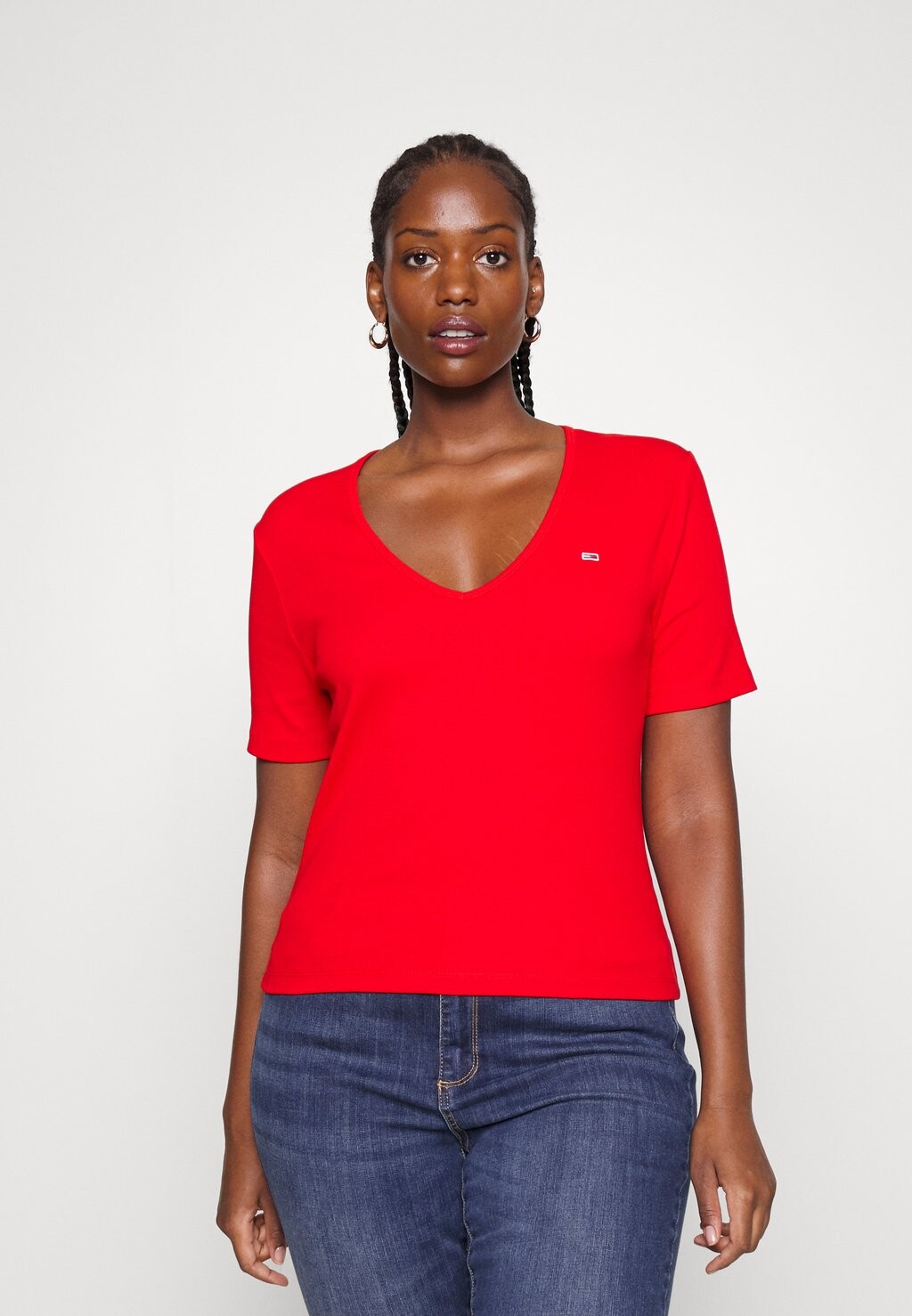 

Топ Tommy Jeans by Tommy Hilfiger, темно-малиновый